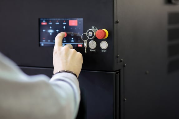 Custom HMI with E_stop