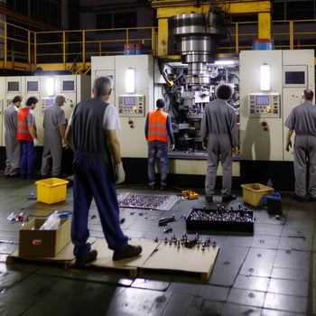 equipment failure causing production line down