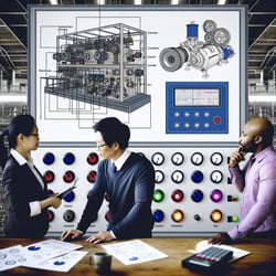 precision industrial control for building a machine