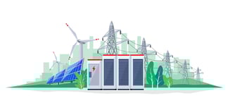 Renewables and Energy Storgae Icon