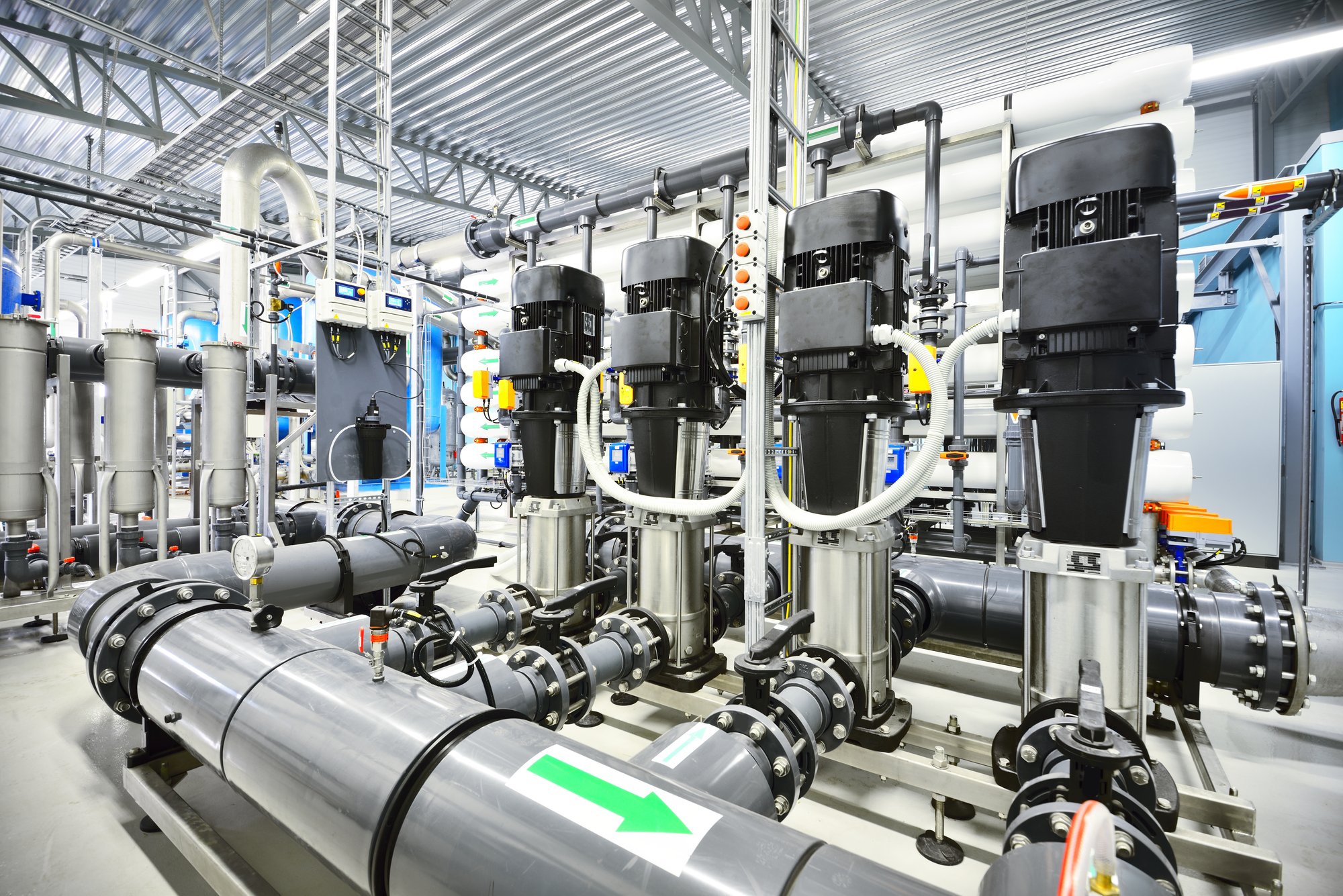 RO pump station for city water-1